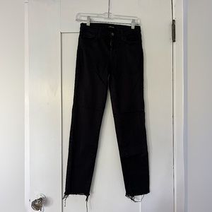 Black J Brand cutoff jeans size 25